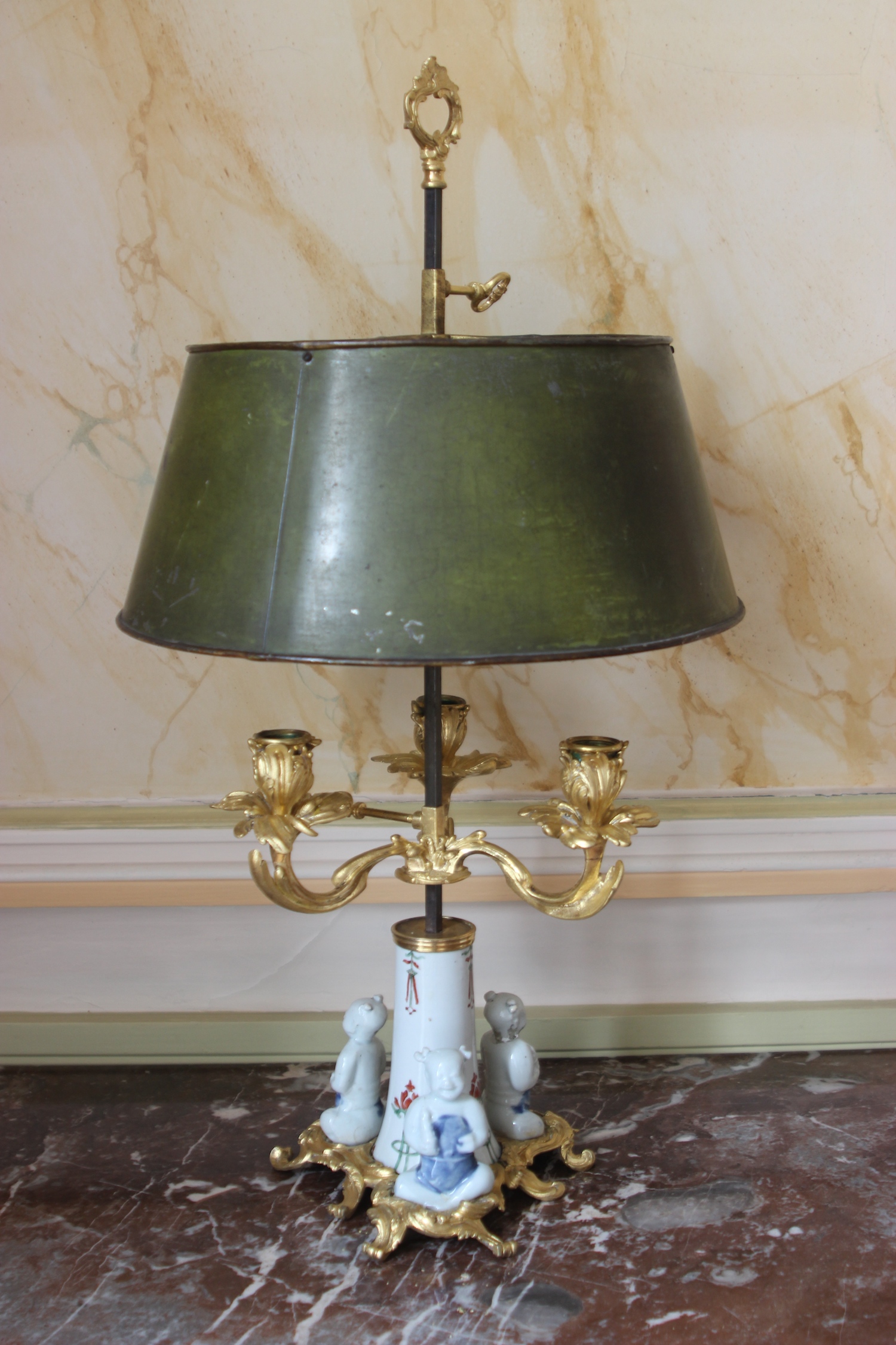 Lampe bouillotte Louis XV