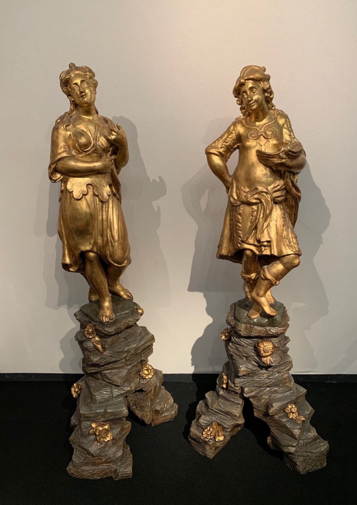Paire statues Gênes